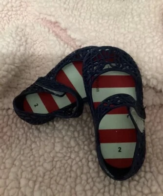 BABY MARY- JANE-JELLY-BLACK SHOE SiZE 2 ( 1 ) - Image 1 of 4