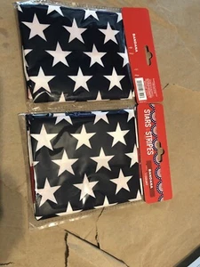 American Flag Bandana Red White Blue USA Bandana Patriotic Stars and Stripes NEW - Picture 1 of 2
