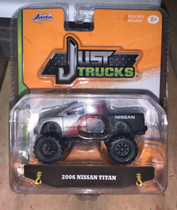2017 Jada Toys Just Trucks 2006 NISSAN TITAN (silver and black) (Wave 14) MOC