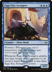 MTG RARE REGULAR FRF: FATE REFORGED - NM- SAGE-EYE AVENGERS 050/185 - Picture 1 of 1