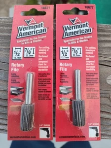 Vermont American 16677 1/2" Cylinder Rotary File, 7/8" Length, 1/4" Shank - Picture 1 of 2