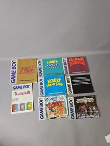 The Legend of Zelda: Link's Awakening Nintendo Gameboy Manual, Kirby's & Various - Picture 1 of 6