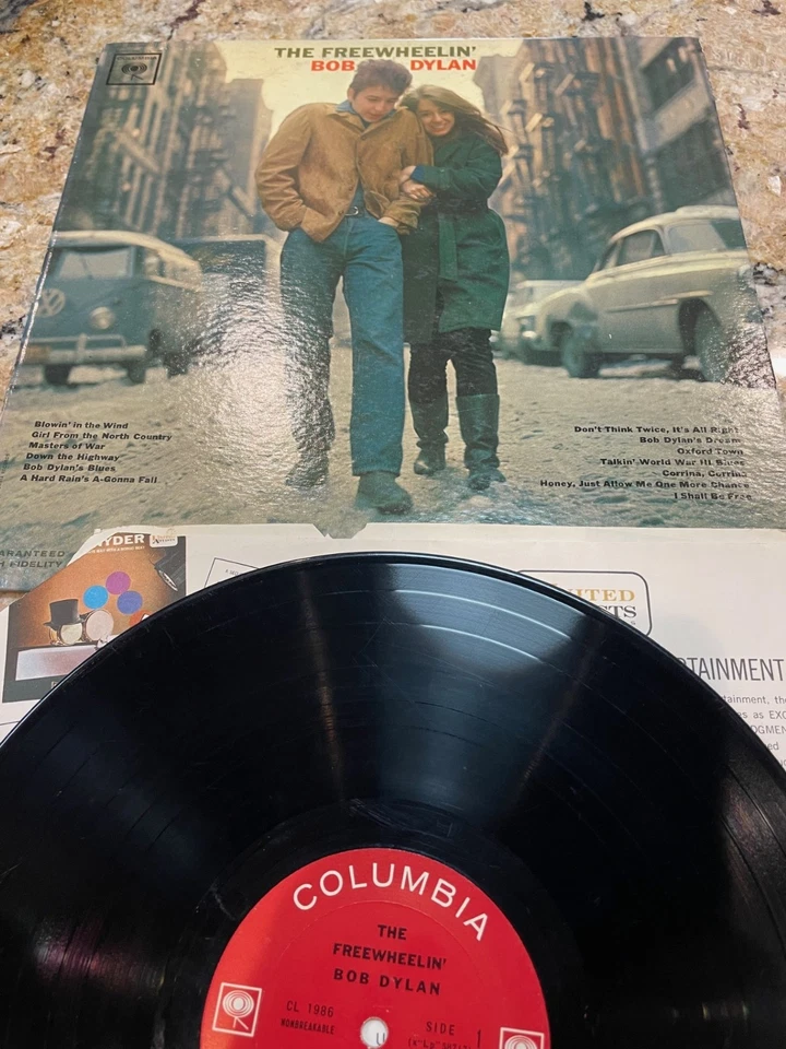 The Freewheelin Bob Dylan LP. Mono. CL 1986 1963 - Image 1 of 1