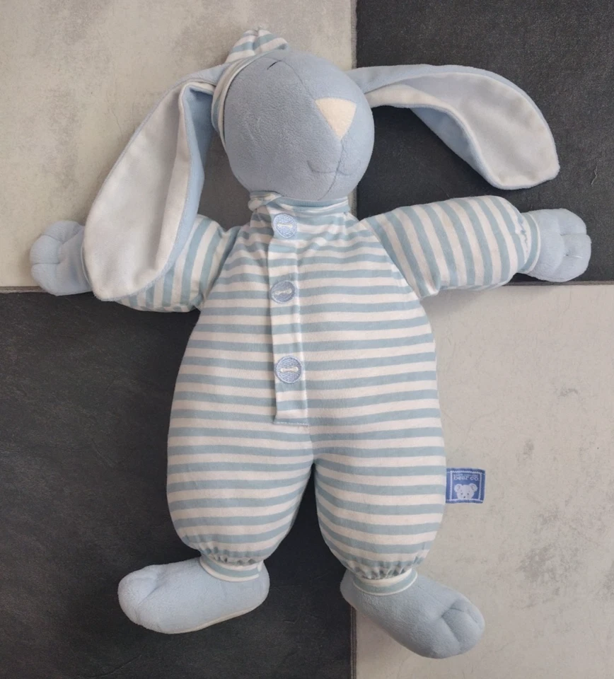 Sleepyhead кролик синий в полоску 15» североамериканский медведь Baby милый плюшевый читать/пятно - Изображение 1 из 4