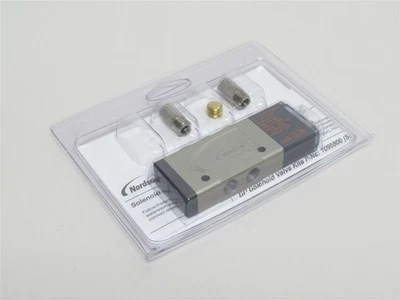 243715 New In Box; Nordson 1120875 Air Solenoid Valve; 50-80PSI; 24VDC - Image 1 of 4