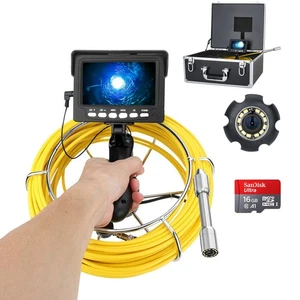 20m 22mm Handheld 4.3 Inch Monitor Sewer Industrial Inspection Endoscope Camera - Picture 1 of 12