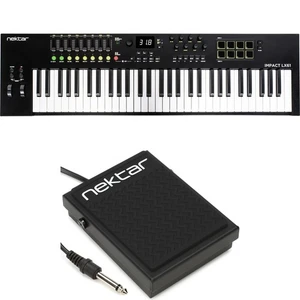 Nektar Impact LX61 mk3 MIDI Controller with Universal Footswitch Pedal - Picture 1 of 1