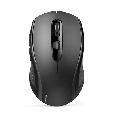 Bluetooth Mouse, 2-in-1(BT 5.0/3.0+2.4Ghz) 4000DPI Wireless Mice with USB Con... - Image 1 of 4