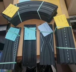 LOT of "Aurora Slot Car Track": #1519, #1517, #1539, #1508, #1524. EUC!   READ - Picture 1 of 21