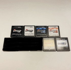 Pokemon DS Set 6 lots Nintendo NDS Japanese Cartridge Only HG SS Black White