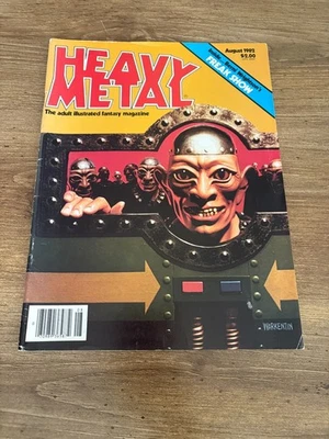 Heavy Metal August 1982 # 65 FN Sci-Fi Comic Book Magazine Warkentin Art 3 J343 - Image 1 of 2