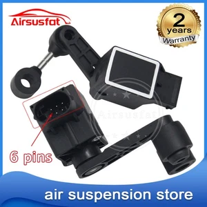 FOR JAGUAR XJR XJ8 X350 2004-2009 FRONT LEFT +RIGHT HEIGHT LEVEL SENSOR (6 PINS) - Picture 1 of 10