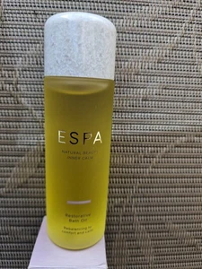 ESPA Restorative Bath & Body Oil 100ml Rose Geranium Sweet Orange Lavender BNIB - Picture 1 of 2