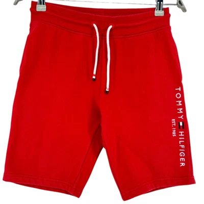 Повседневные сладкие шорты TOMMY HILFIGER для мальчиков красные размер L (12-14) - Изображение 1 из 4
