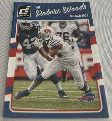 2016 Panini Donruss Football Robert Woods Buffalo Bills base card #34 - Image 1 of 2