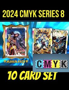 Topps Marvel Collect 2024 SERIES  8 CMYK   10  Card IRON MAN WOLVERINE CPT AMERI