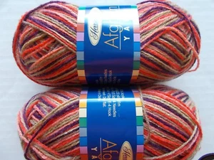 Herrschners Afghan Yarn 2-ply, Canyons, lot of 2 (220 yds each) - Picture 1 of 2