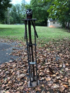 African folk art hand carved statue - Picture 1 of 8