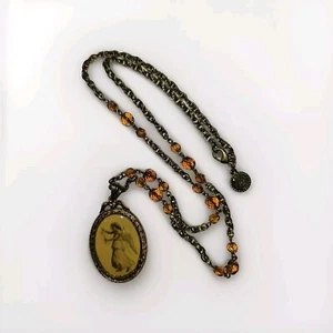 Vintage Annunciation Vatican Library Collection Necklace $55 MSRP Made In USA - Picture 1 of 3