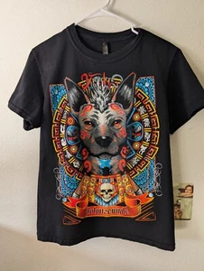 Holoitzcuintle Camiseta Negra Luz Perro Azteca Xolo Mediana - Imagen 1 de 8