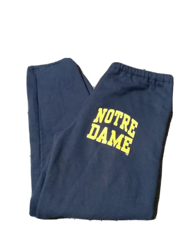 VTG Mens Pants Large Russell Athletic Notre Dame Fighting Irish Joggers Sweats Cover