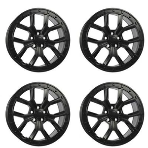 Set of 4 20in Black Alloy Wheel Rims for Lexus LC500 LC500h, RF61Y4O 5x120 5Lug - Picture 1 of 14
