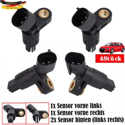 4X ABS Sensor Vorne Hinten für Audi A3 8l TT Seat Arosa Skoda Octavia VW Golf DE - Bild 1 von 4