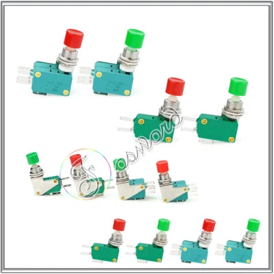 SPDT Momentary Push Button Micro Switch AC 16A 1/2 NO 1/2 NC 250V PCB DS438-448 - Image 1 of 4