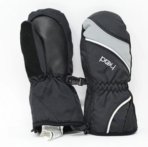 Head Jr Kid's Insulated Winter Mittens Black Gray Extra Small - Picture 1 of 2