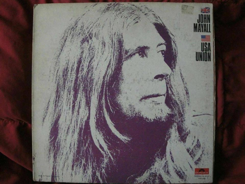 JOHN MAYALL USA UNION VINYL LP ORIGINAL 1970 POLYDOR RECORDS Vg+/Vg - Imagem 1 de 4