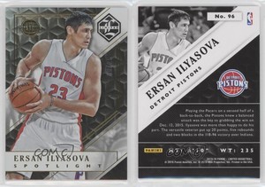 2015-16 Panini Limited Spotlight Gold /25 Ersan Ilyasova #96