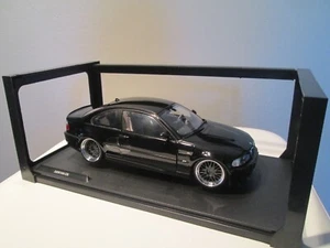 1:18 BMW M3 CSL E46 año 2003 negro / black BBS llantas conversión / tuning - Imagen 1 de 13