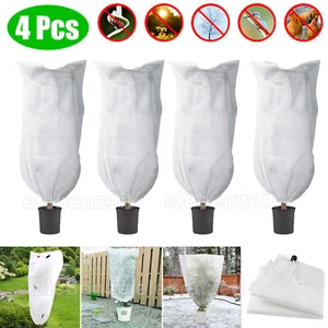 4 Pack Plant Covers Freeze Protection Winter Cold Frost Cloth Blankets Garden US - Picture 1 of 22