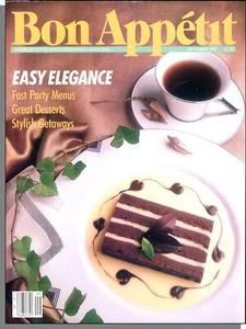Bon Appetit - 1989, September - Fast Party Menus, Great Desserts, Ontario - Picture 1 of 2
