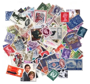 Briefmarken Britische Postal Frankierte Aus Papier Großbritannien GB Post - Bild 1 von 9