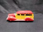 1940'S Tootsietoy Station Wagon Van Red and Yellow WOODIE WOODY #1046