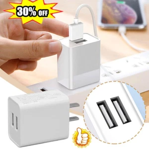 USB Wall Charger with Dual Port 2A 5V USB Plug, Power Adapter Charger 2024 - Photo 1 sur 13