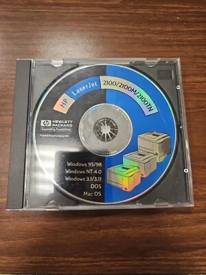 HP LASERJET 2100/2100m/2100TN CD INSTALLAZIONE PER WIN 95/98 NT 3.1 DOS MAC OS - Immagine 1 di 2