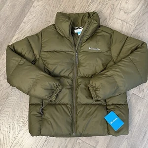 Chaqueta de invierno Columbia Puffect para mujer verde oliva talla grande nueva con etiquetas precio de venta sugerido por el fabricante 180 USD - Imagen 1 de 7