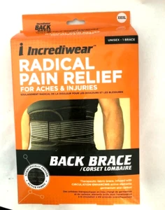 NEU Incrediwear Rückenbandage XXXXL 54-60 Zoll Adj Germanium anthrazit TOP PREIS! - Bild 1 von 5