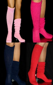 Slouch Scrunchie MADE N USA Socks Hooters Uniform Run Walk Halloween Costume ski - Picture 1 of 27