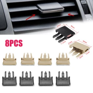 8PCS Car Vehicle Air Conditioning Vent Louvre Blade Adjust Slice Clips-Universal - Bild 1 von 14