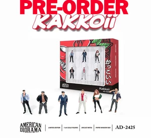 (Pedido anticipado) Juego de figuras American Diorama 1:64: Kakkoii (Juego de 6 figuras) AD-2425 - Imagen 1 de 2