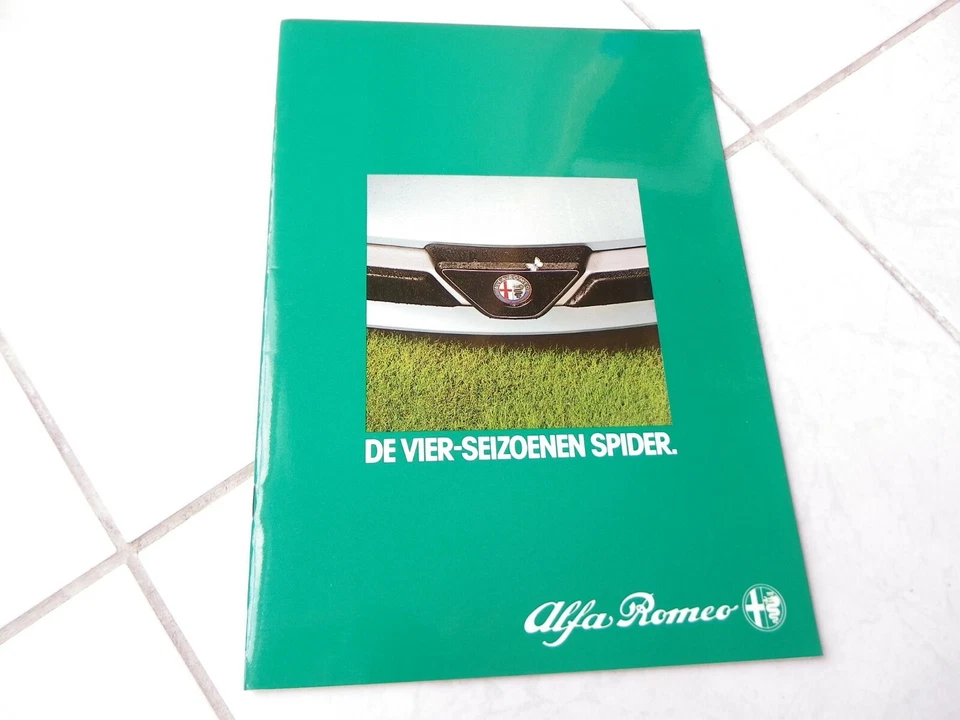 Alfa Romeo Spider 2.0 1983 NL Folleto Catálogo Folleto Folleto Folleto Foto 1 de 1
