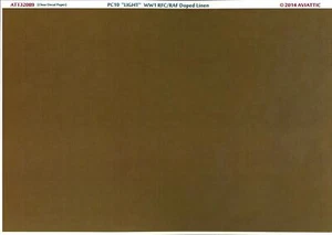 Aviattic Decals 1/32 PC-10 LIGHT DOPED LINEN WWI R.F.C. & R.A.F. Clear Paper - Picture 1 of 2
