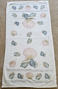 Vintage Cotton Bath Towel "Pebble Beach" JCPenney 1990's NWT 25"×50"  - Picture 1 of 2
