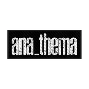 ANATHEMA Standard Aufnäher: LOGO schwarz ana_thema offizielles Lizenzware Geschenk - Bild 1 von 1
