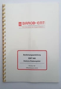 Manual de instrucciones original EMT 948 NUEVO NUEVO alemán - Imagen 1 de 3