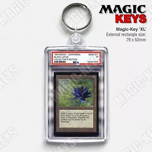 Black Lotus Collector's Edition 1993 XL PSA "Graded" Magic The Gathering Schlüsselanhänger - Bild 1 von 3