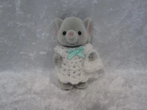 Made to fit Calico Critter MOTHER #17 Handmade Crochet Dress & Purse Clothes Set - Picture 1 of 3